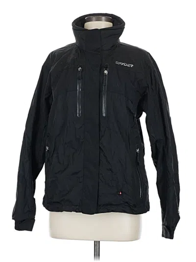 Pre-owned Spyder Snow Jacket In Black