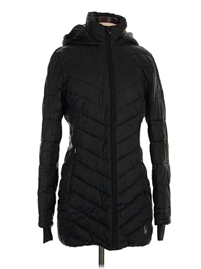 Pre-owned Spyder Snow Jacket In Black