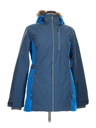 Pre-owned Spyder Snow Jacket In Blue