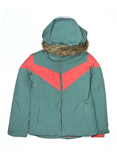 Pre-owned Spyder Kids' Snow Jacket In Green