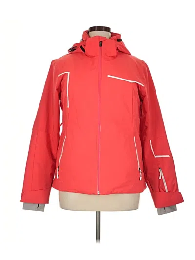 Pre-owned Spyder Snow Jacket In Red