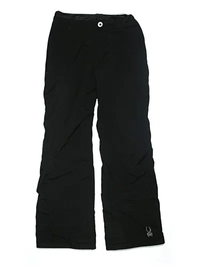 Pre-owned Spyder Kids' Snow Pants In Black