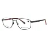 Spyder Rectangular Eyeglasses With Premium Metal Craftsmanship In White
