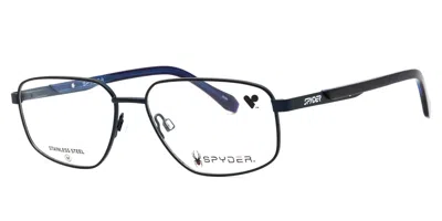 Spyder Sp4033 414 Men's Glasses Blue Size 54 - Free Lenses - Blue Light Block Available In Black