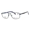Spyder Rectangular Eyeglasses With Premium Metal Craftsmanship In Blue
