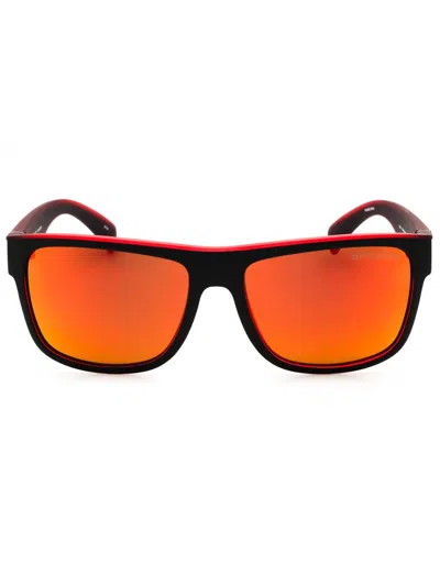 Spyder Sp6014 Sunglasses In Black Diamond/orange Mirror