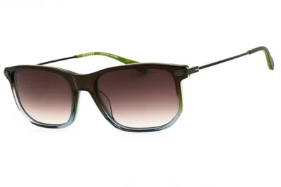 Spyder Sp6051 Gradient Acetate Sunglasses In Brown