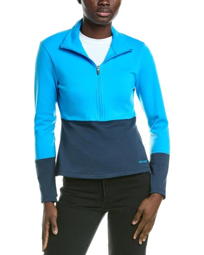 Spyder Speed Fleece 1/2-zip Pullover In Blue