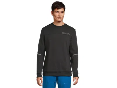 Spyder Speed Fleece Crew In Black