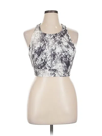 Pre-owned Spyder Sports Bra In Silver