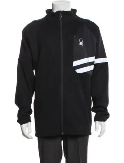 Pre-owned Spyder Striped Jacket In Black