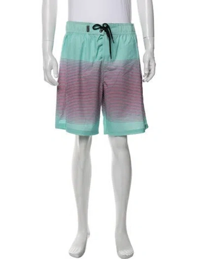 Pre-owned Spyder Striped Shorts W/ Tags In Multi