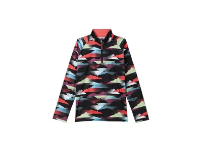 Spyder Surface 1/2 Zip (big Kid) Girl's Clothing Mountain Print : Xl (18 Big Kid), Polyester