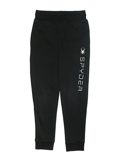 Pre-owned Spyder Kids' Sweatpants In Black
