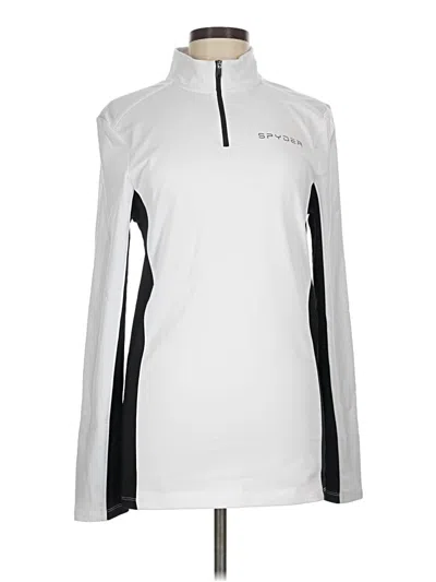 Pre-owned Spyder Sweatshirt In White