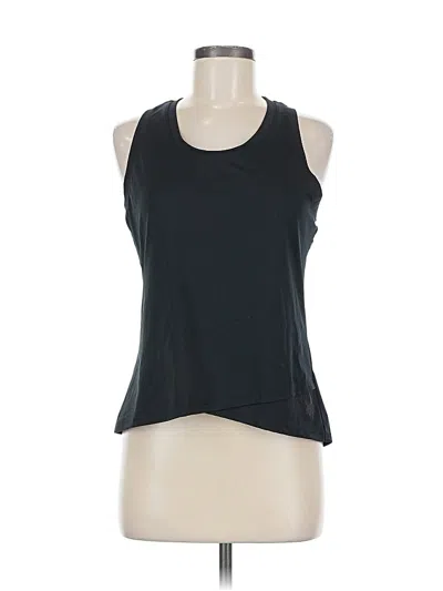 Pre-owned Spyder Tank Top Black Halter Neckline Tops