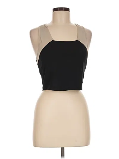 Pre-owned Spyder Tank Top Black Halter Neckline Tops