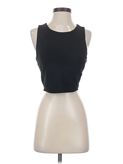 Pre-owned Spyder Tank Top Black Strapless Neckline Tops