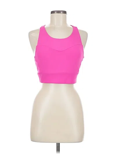 Pre-owned Spyder Tank Top Pink Halter Neckline Tops