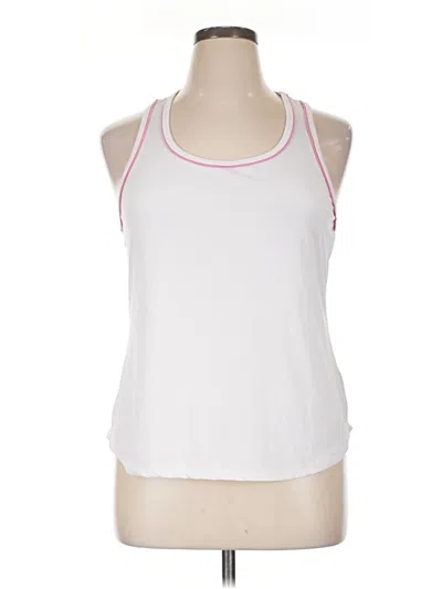 Pre-owned Spyder Tank Top White Halter Neckline Tops