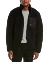 Spyder Teddy Fleece Jacket In Black
