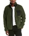 Spyder Teddy Fleece Jacket In Green