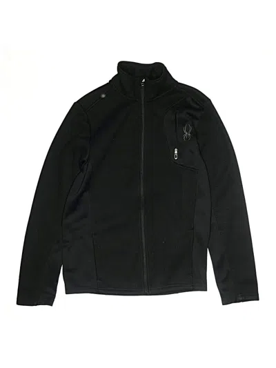 Pre-owned Spyder Kids' Track Jacket In Black