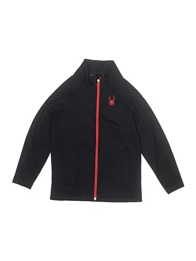 Pre-owned Spyder Kids' Track Jacket In Black