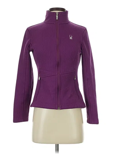 Pre-owned Spyder Track Jacket In Purple