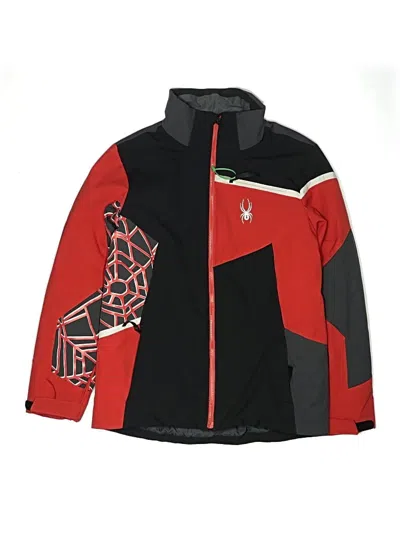 Pre-owned Spyder Kids' Track Jacket In Red