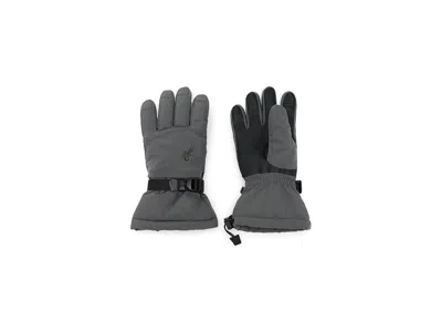 Spyder Traverse Ski Gloves Extreme Cold Weather Gloves Polar: Lg, Polyester In Gray