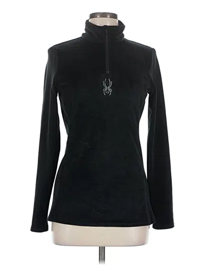 Pre-owned Spyder Turtleneck Sweater In Black