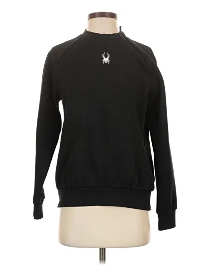 Pre-owned Spyder Turtleneck Sweater In Black