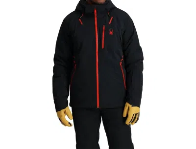 Spyder Vanqysh Insulated Ski Jacket In Black In Multi