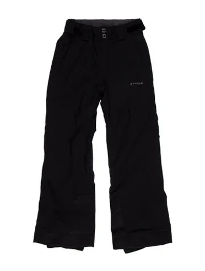 Pre-owned Spyder Wide Leg Pants In Black