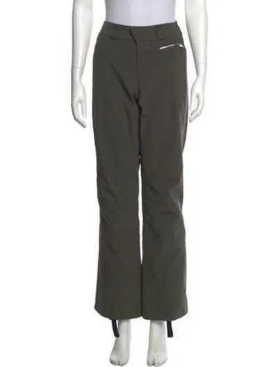 Pre-owned Spyder Wide Leg Pants In Green