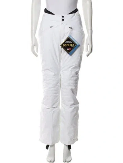 Pre-owned Spyder Wide Leg Pants In White