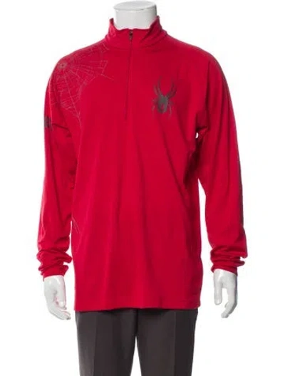 Pre-owned Spyder Windbreaker In Red