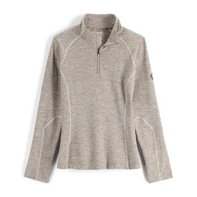 Spyder Women's Accord Half Zip T-neck In Brown