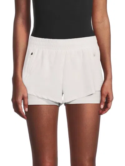 Spyder Women's Layered Pull On Shorts In White