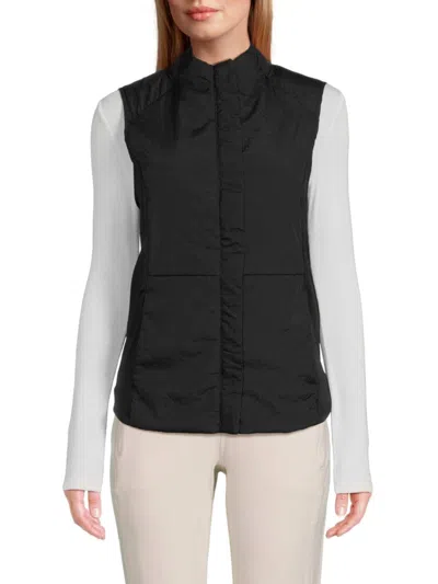 Spyder Women's Mixed Media Vest In Black