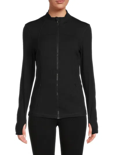 Spyder Women's Mockneck Jacket In Black