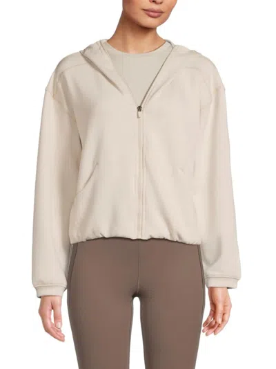 Spyder Women's Neolair Full-zip Hooded Jacket With Bubble Hem