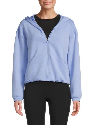 Spyder Women's Neolair Full-zip Hooded Jacket With Bubble Hem