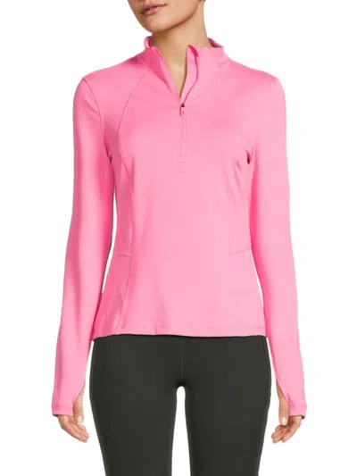 Spyder Women's Space Dye Zip Front Pullover