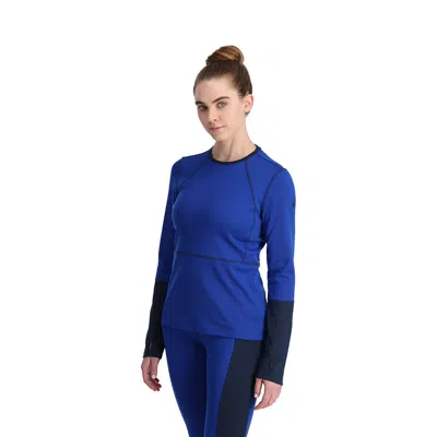 Spyder Womens Charger Crew - Electric Blue