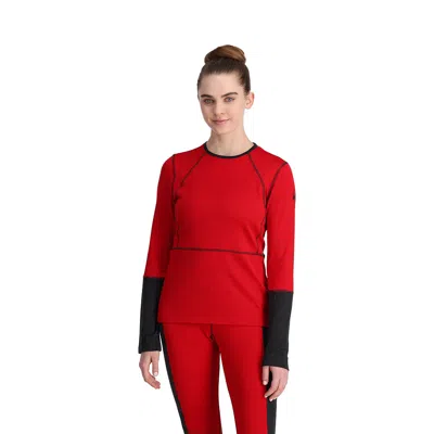 Spyder Womens Charger Crew - Pulse In Red