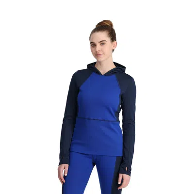 Spyder Womens Charger Hoodie - Electric Blue