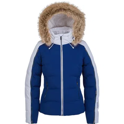 Spyder Womens Falline Gtx Infinium Down Jacket In Blue