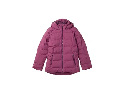 Spyder Zadie Synthetic Down Jacket (big Kid) Girl's Coat Acai : 8 Big Kid, Mesh/polyester In Purple